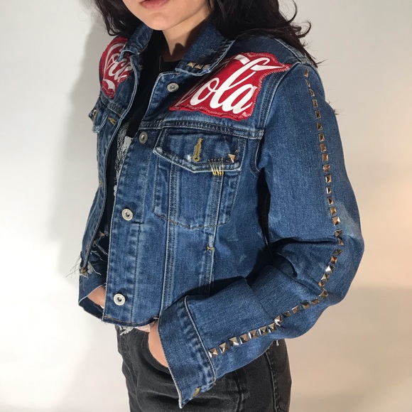 Custom rework denim jacket - Picture 1 of 7